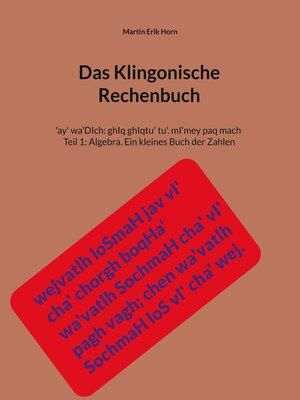 cover image of Das Klingonische Rechenbuch